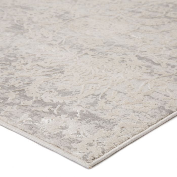 Contemporary & Transitional Rugs Cirque CIQ10 - Alonsa Lt. Grey - Grey & Ivory - Beige Machine Made Rug