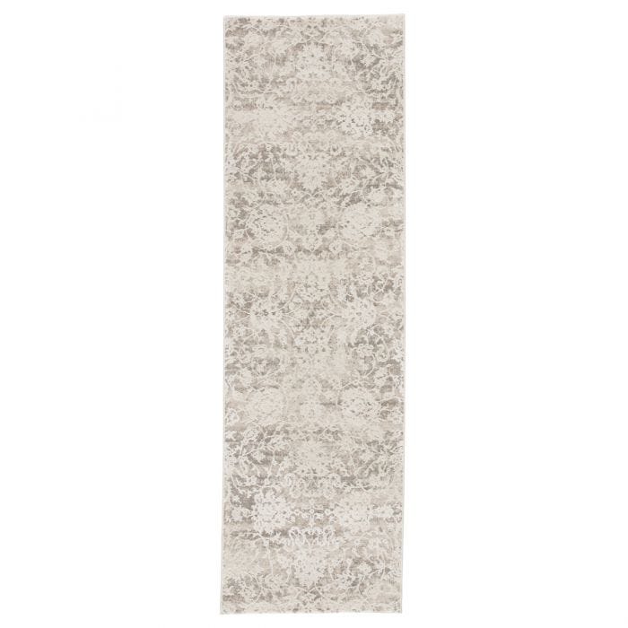 Contemporary Rugs & Transitional Rugs Cirque CIQ10 - Alonsa Lt. Grey - Grey & Ivory - Beige Machine Made Rug