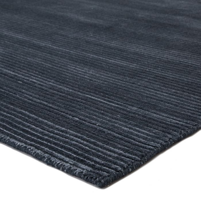 Contemporary & Transitional Rugs Basis BI17-Moonlight Blue Medium Blue - Navy Hand Loomed Rug