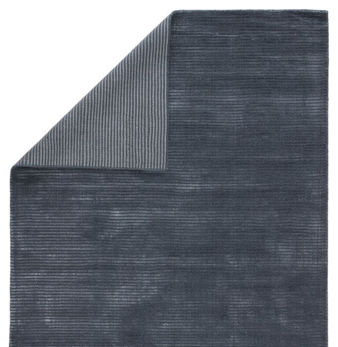 Contemporary & Transitional Rugs Basis BI17-Moonlight Blue Medium Blue - Navy Hand Loomed Rug