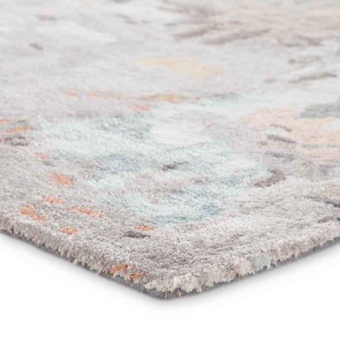 Contemporary Rugs & Transitional Rugs Genesis GES25 - Luella Lt. Grey - Grey & Multi Hand Tufted Rug