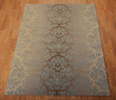 Traditional & Oriental Rugs Riviera Riv-06 Lt. Brown - Chocolate & Lt. Gold - Gold Machine Made Rug