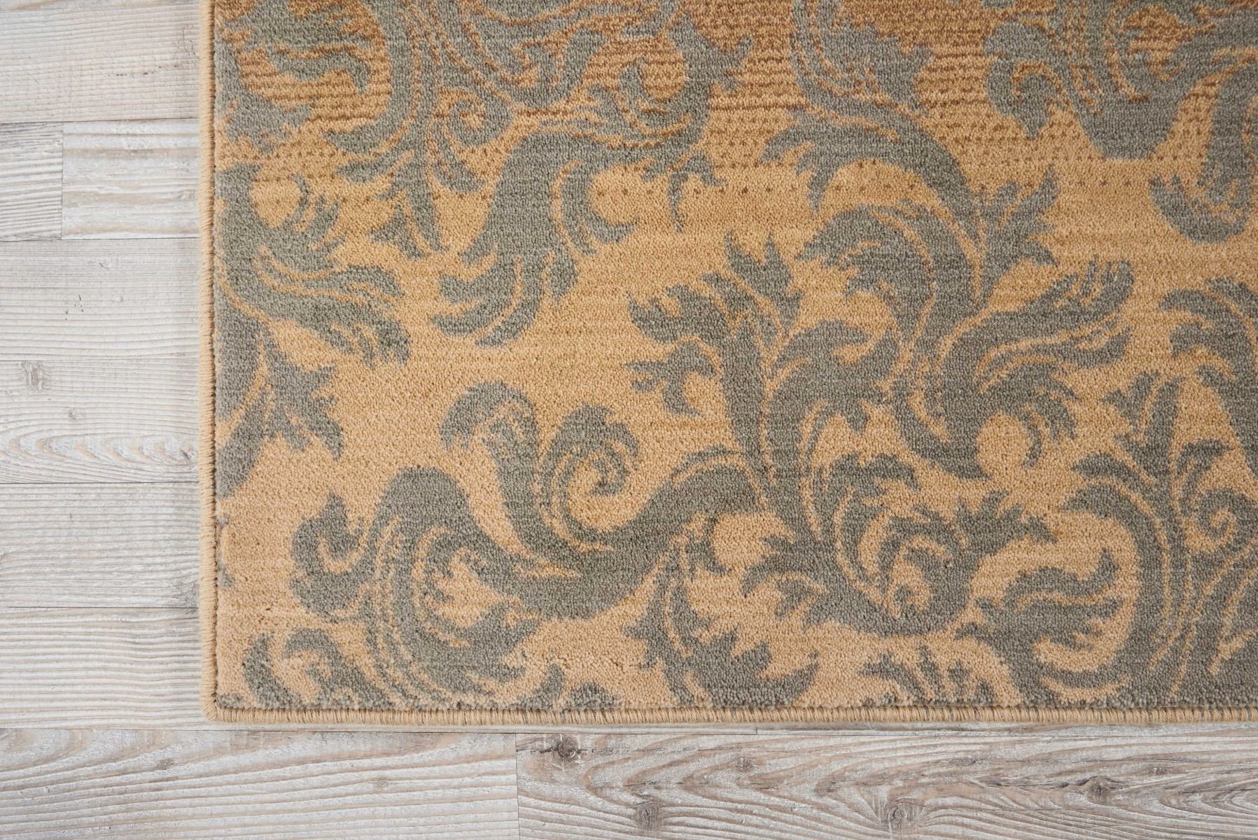 Traditional & Oriental Rugs Riviera Riv-06 Lt. Brown - Chocolate & Lt. Gold - Gold Machine Made Rug