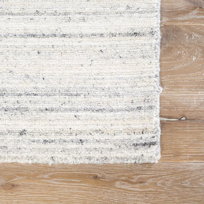 Contemporary & Transitional Rugs Madras MDS04 Ivory - Beige & Lt. Grey - Grey Hand Loomed Rug