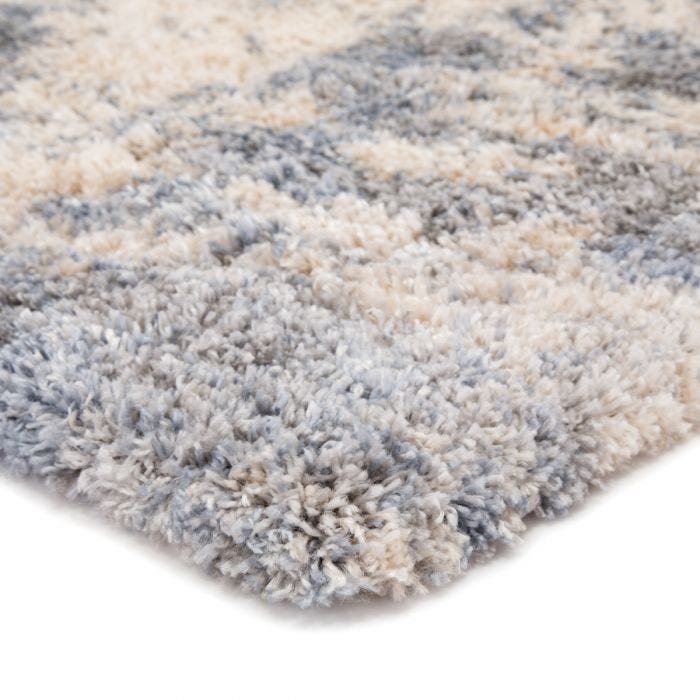 Shag Rugs Lyra LYR01 Ivory - Beige & Lt. Grey - Grey Machine Made Rug