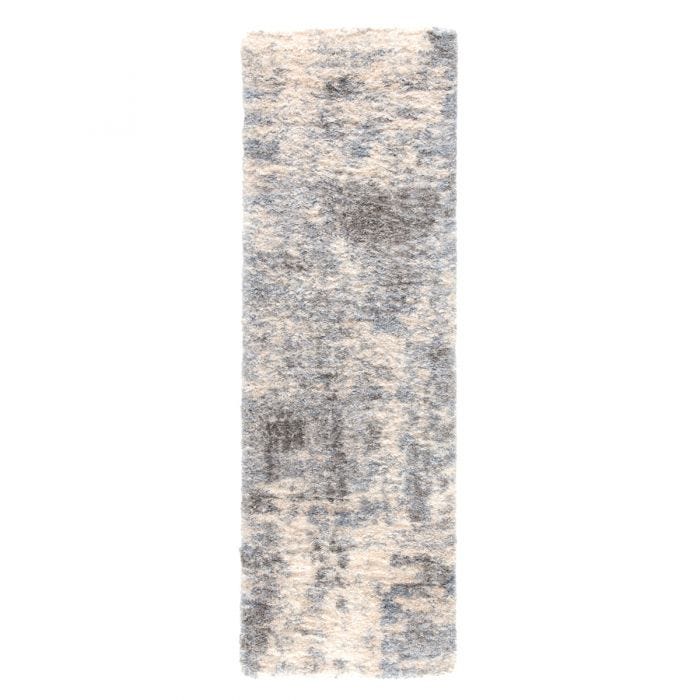 Shag Rugs Lyra LYR01 Ivory - Beige & Lt. Grey - Grey Machine Made Rug