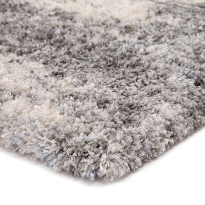 Shag Rugs Lyra LYR02 Ivory - Beige & Black - Charcoal Machine Made Rug