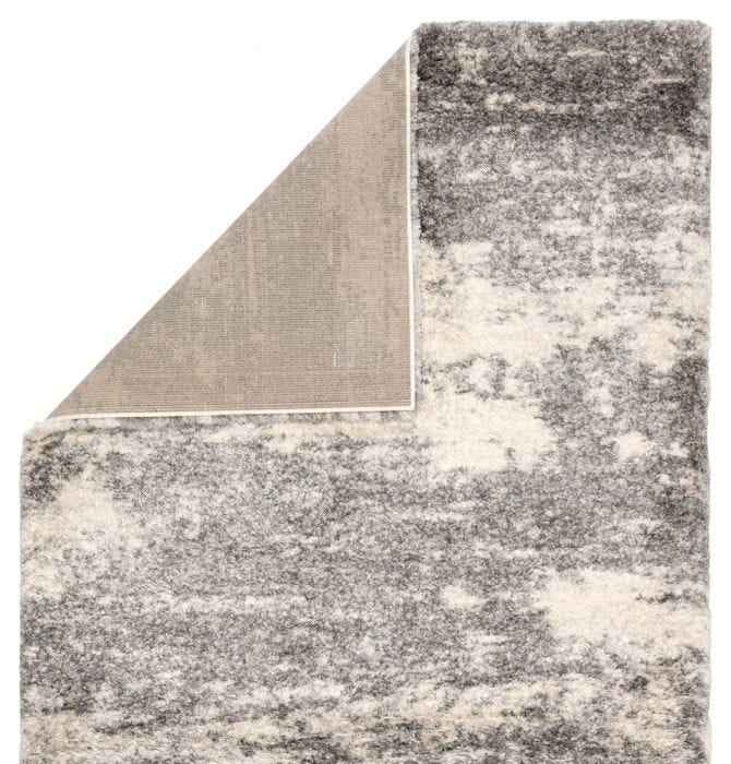 Shag Rugs Lyra LYR02 Ivory - Beige & Black - Charcoal Machine Made Rug