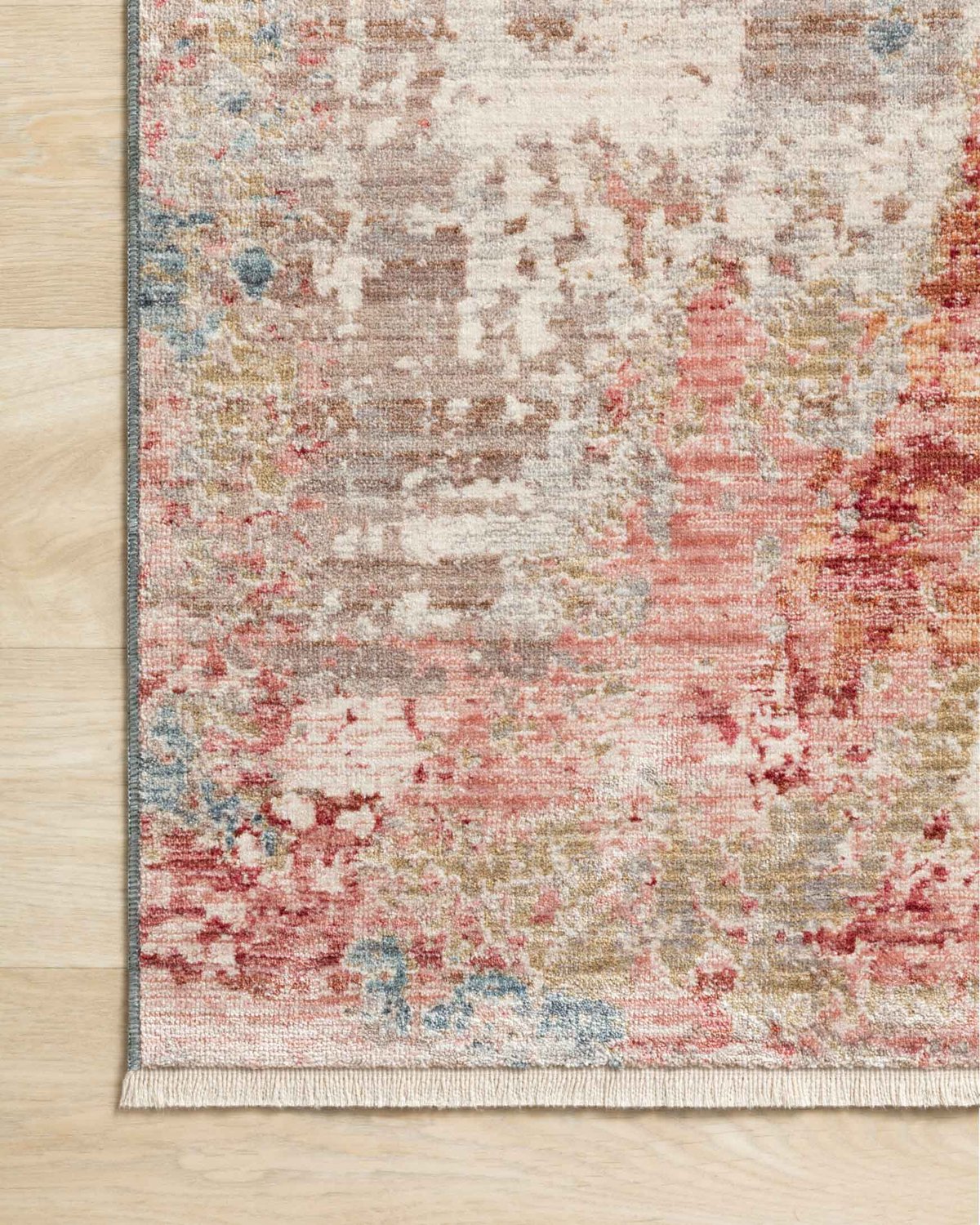 Contemporary & Modern Rugs Claire CLE-07 Lt. Grey - Grey & Multi Machine Made Rug