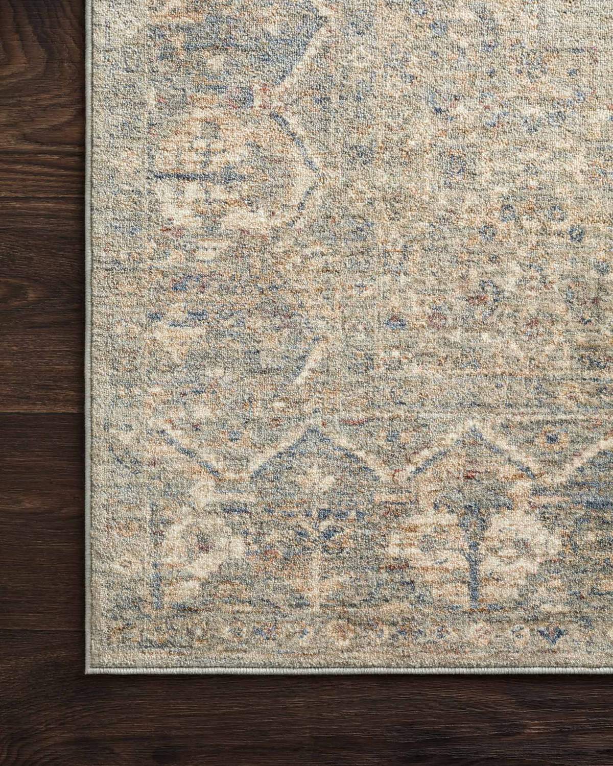 Transitional & Casual Rugs Revere REV-02 Mist Lt. Grey - Grey & Multi Machine Made Rug