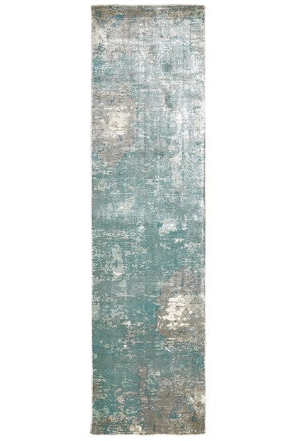 Contemporary & Transitional Rugs Formations 70005 Lt. Blue - Blue & Lt. Grey - Grey Hand Crafted Rug