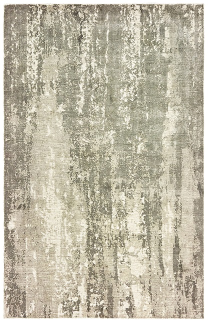 Contemporary Rugs & Transitional Rugs Formations 70006 Ivory - Beige & Lt. Grey - Grey Hand Crafted Rug