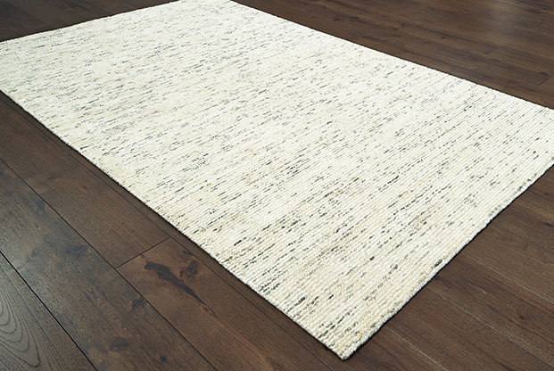 Contemporary & Modern Rugs Lucent 45902 Ivory - Beige Hand Tufted Rug