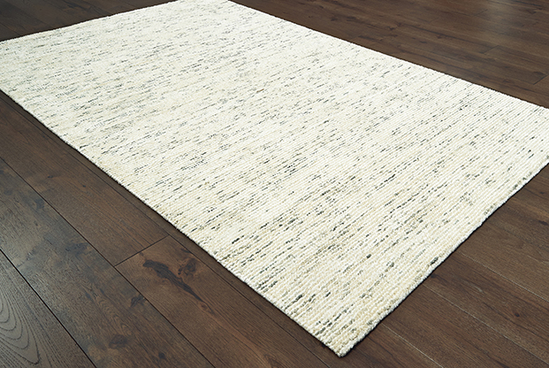 Contemporary Rugs & Transitional Rugs Lucent 45902 Ivory - Beige Hand Tufted Rug