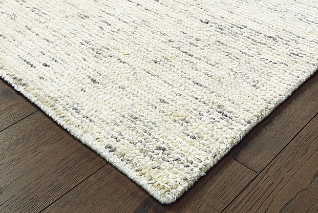 Contemporary Rugs & Transitional Rugs Lucent 45902 Ivory - Beige Hand Tufted Rug