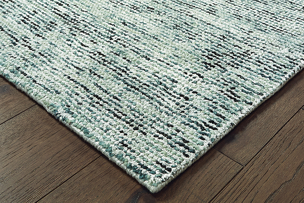 Contemporary Rugs & Transitional Rugs Lucent 45901 Lt. Blue - Blue Hand Tufted Rug