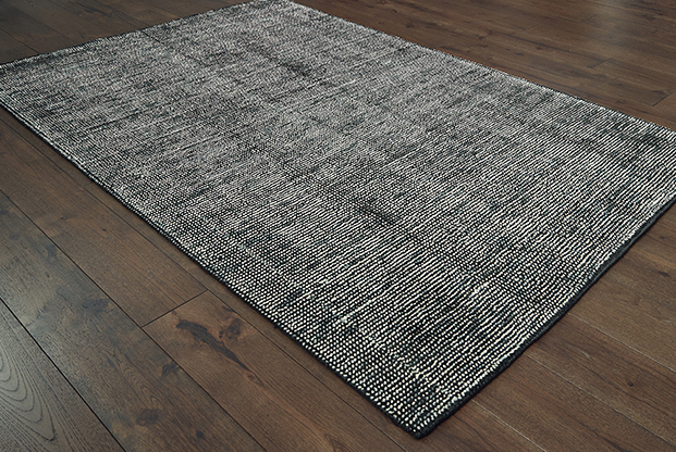 Contemporary Rugs & Transitional Rugs Lucent 45904 Lt. Grey - Grey & Black - Charcoal Hand Tufted Rug