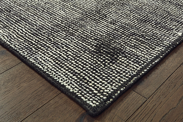 Contemporary Rugs & Transitional Rugs Lucent 45904 Lt. Grey - Grey & Black - Charcoal Hand Tufted Rug
