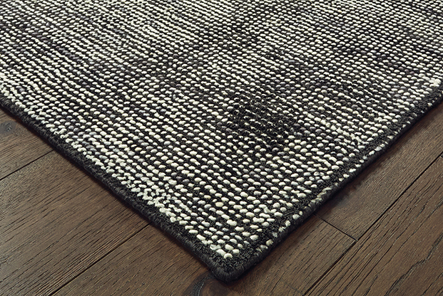 Contemporary & Transitional Rugs Lucent 45904 Lt. Grey - Grey & Black - Charcoal Hand Tufted Rug