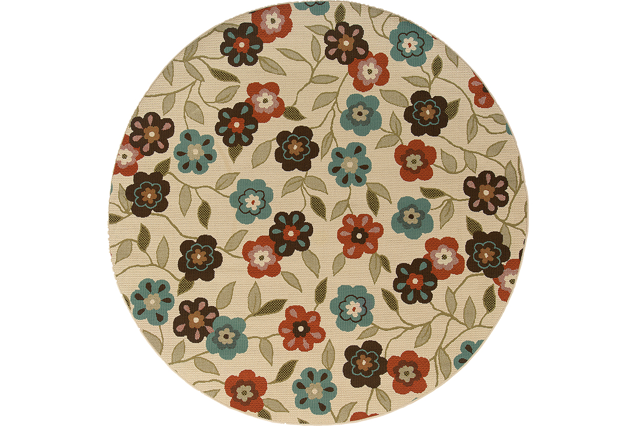 Outdoor Rugs MONTEGO 2267Y Ivory - Beige & Multi Machine Made Rug