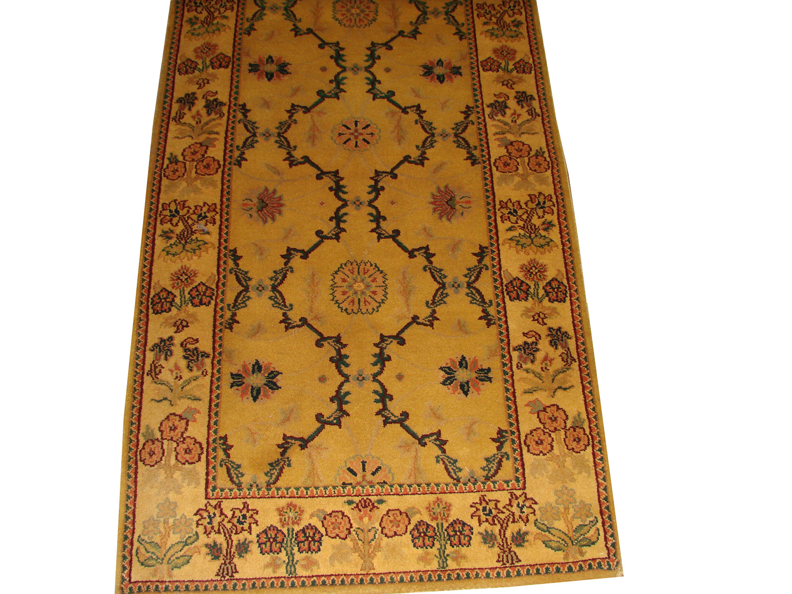 Clearance & Discount Rugs Agra 01027 Lt. Gold - Gold Hand Knotted Rug