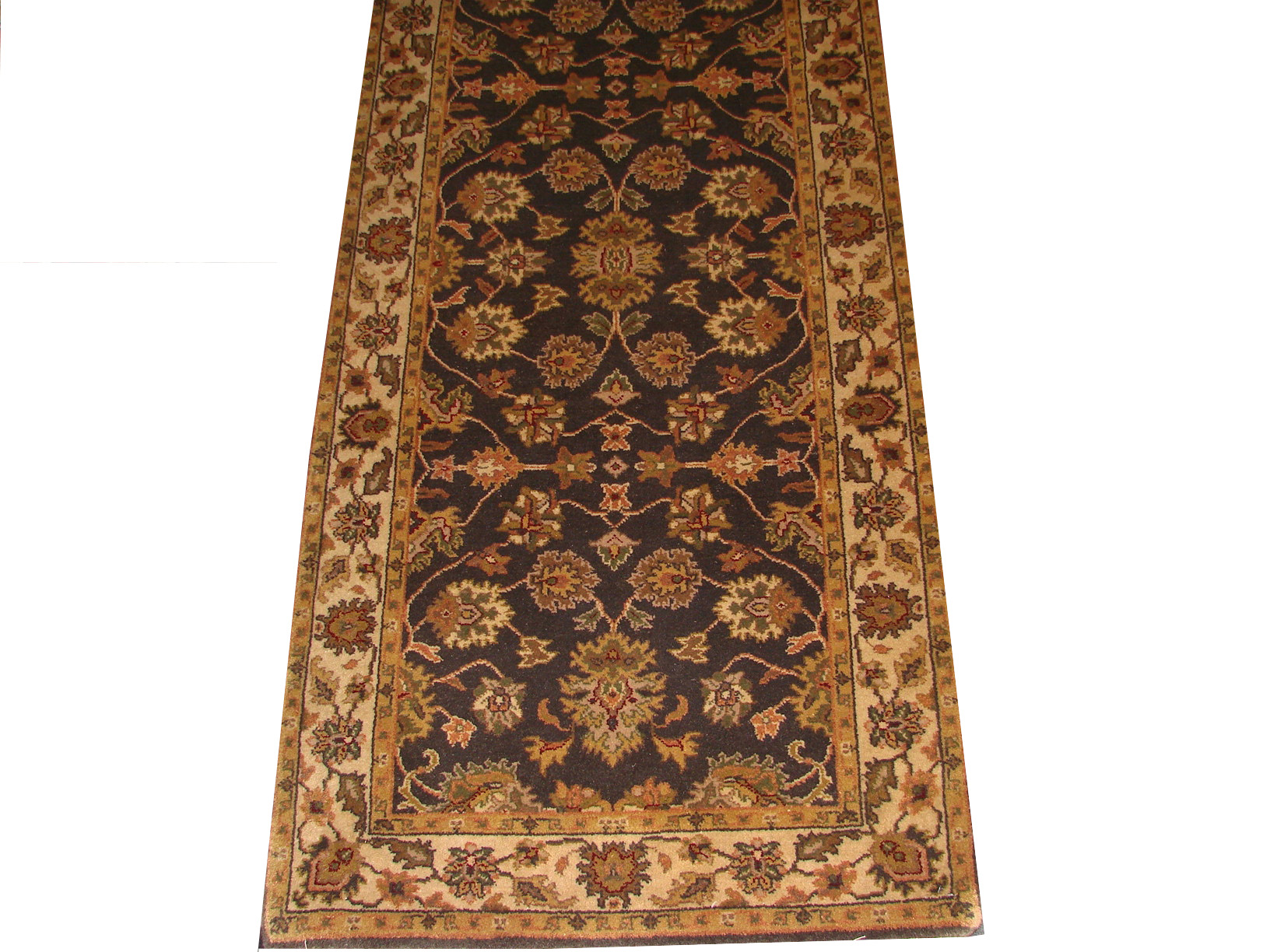 Clearance & Discount Rugs Mashad 01066 Lt. Brown - Chocolate & Ivory - Beige Hand Knotted Rug