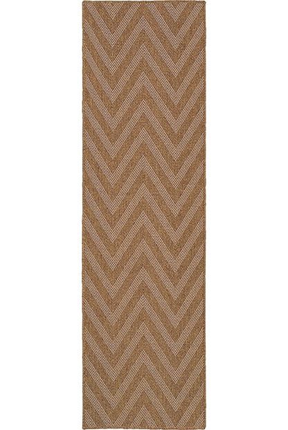 Outdoor Rugs Karavia 1330X Camel - Taupe & Lt. Brown - Chocolate Machine Made Rug