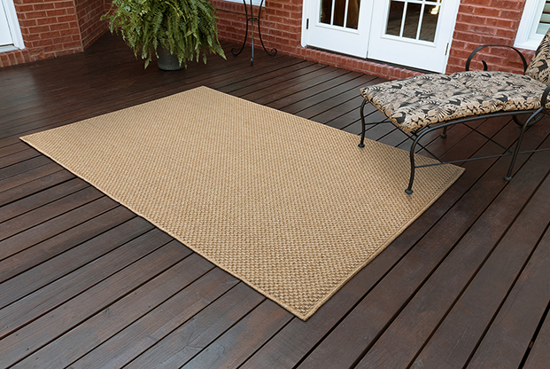 Outdoor Rugs Karavia 2160X Lt. Brown - Chocolate & Camel - Taupe Machine Made Rug