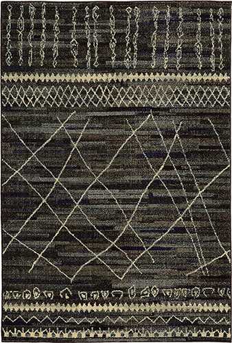 Contemporary & Modern Rugs NOMAD 633N Multi Machine Made Rug