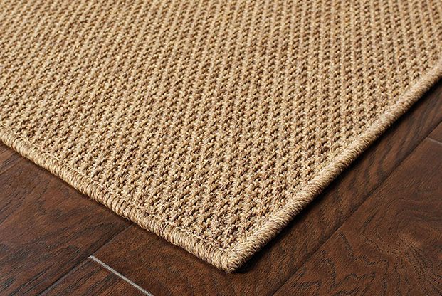 Outdoor Rugs Karavia 2061N Camel - Taupe & Lt. Brown - Chocolate Machine Made Rug