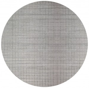 Round & Octagon Rugs Honor HO-68 Platinum Lt. Grey - Grey Hand Crafted Rug