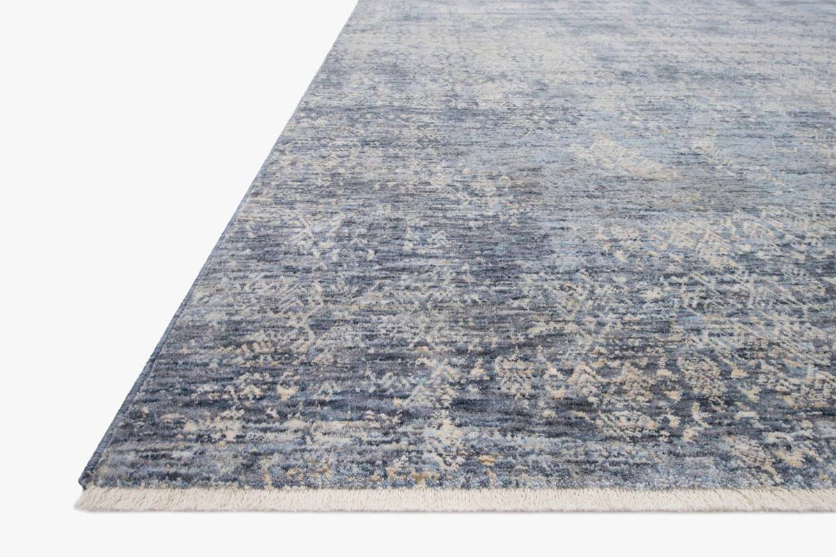 Contemporary & Transitional Rugs Pandora PAN-03 Medium Blue - Navy Machine Made Rug