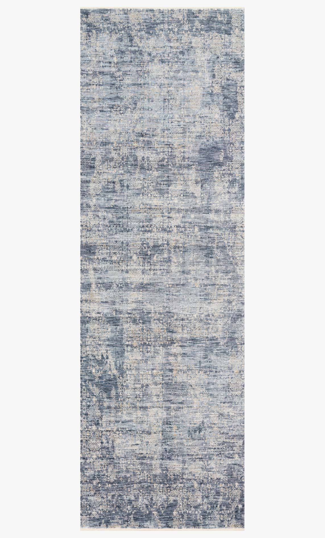 Contemporary Rugs & Transitional Rugs Pandora PAN-03 Medium Blue - Navy Machine Made Rug