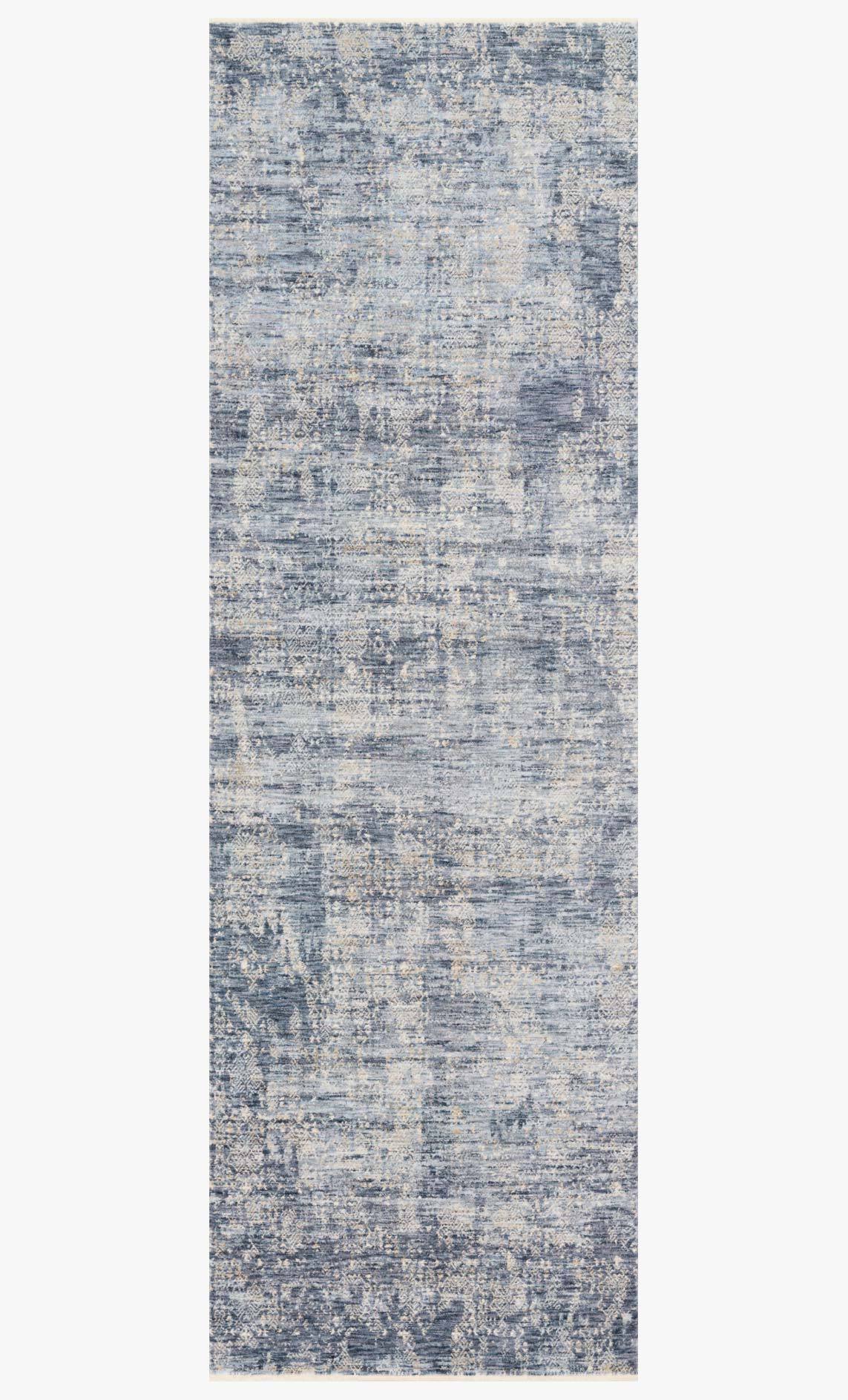 Contemporary & Transitional Rugs Pandora PAN-03 Medium Blue - Navy Machine Made Rug