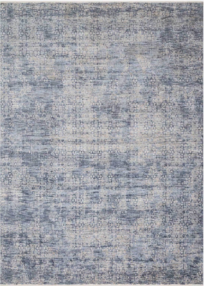 Contemporary Rugs & Transitional Rugs Pandora PAN-03 Medium Blue - Navy Machine Made Rug
