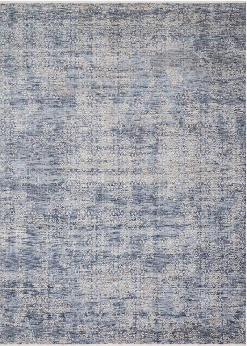 Contemporary & Transitional Rugs Pandora PAN-03 Medium Blue - Navy Machine Made Rug