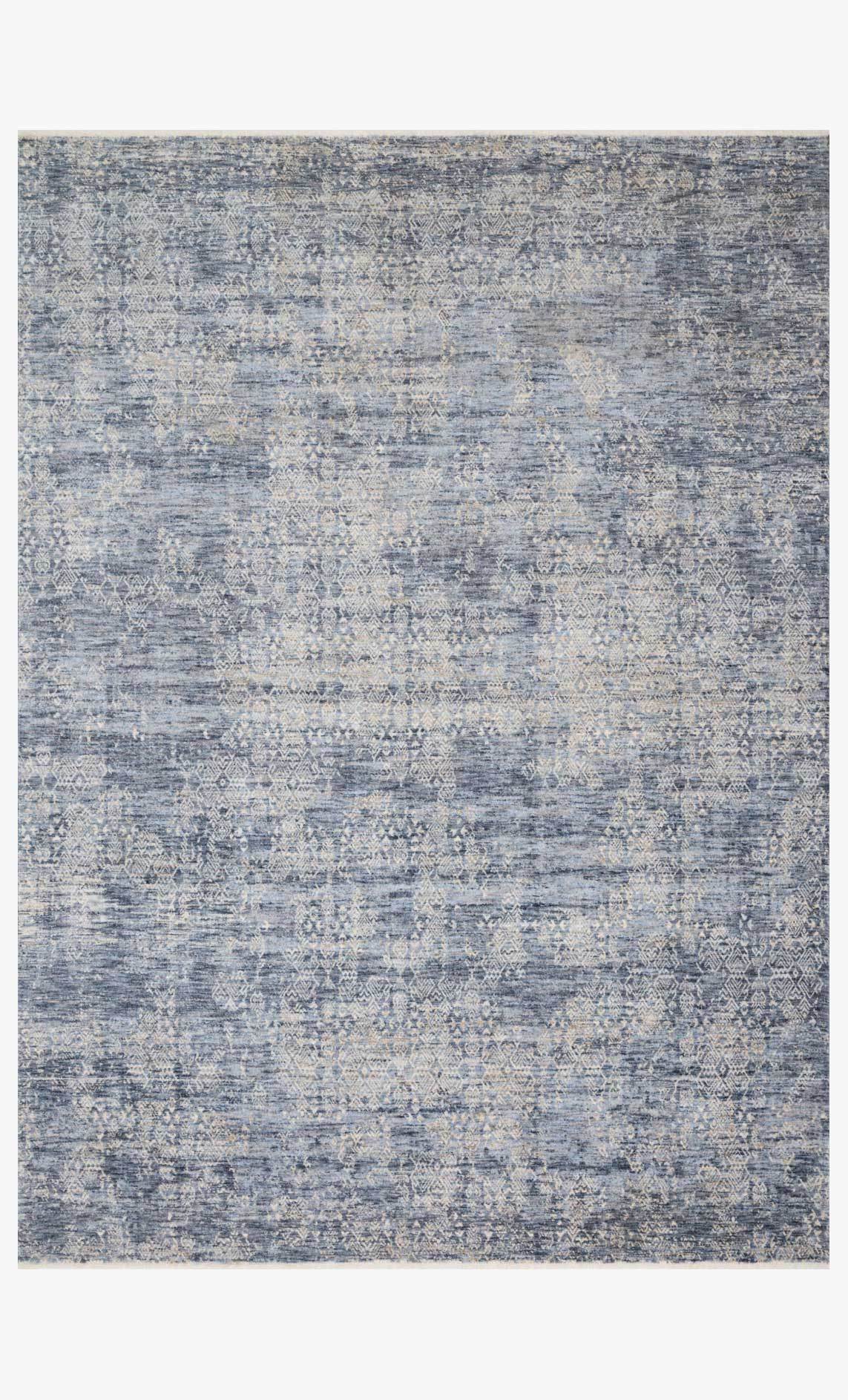 Contemporary Rugs & Transitional Rugs Pandora PAN-03 Medium Blue - Navy Machine Made Rug
