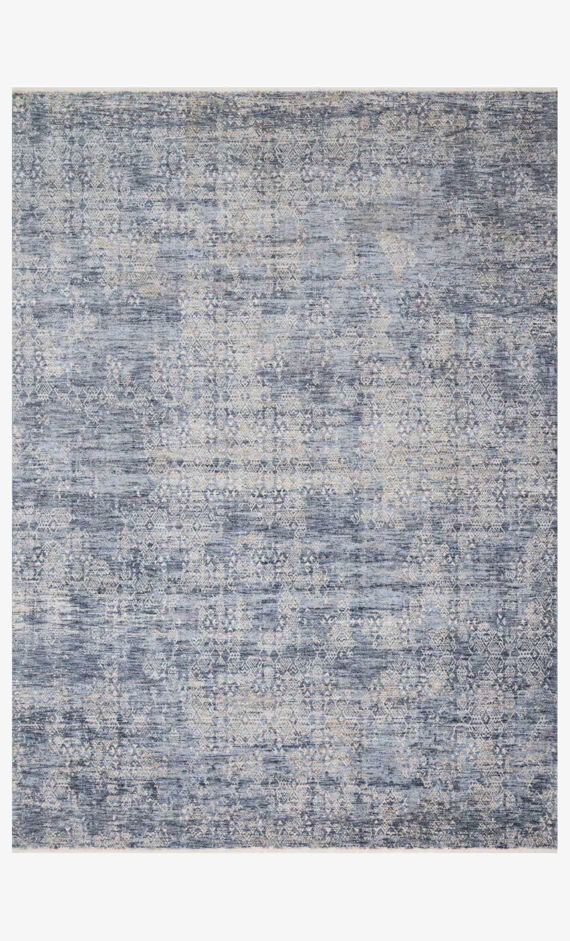 Contemporary & Transitional Rugs Pandora PAN-03 Medium Blue - Navy Machine Made Rug