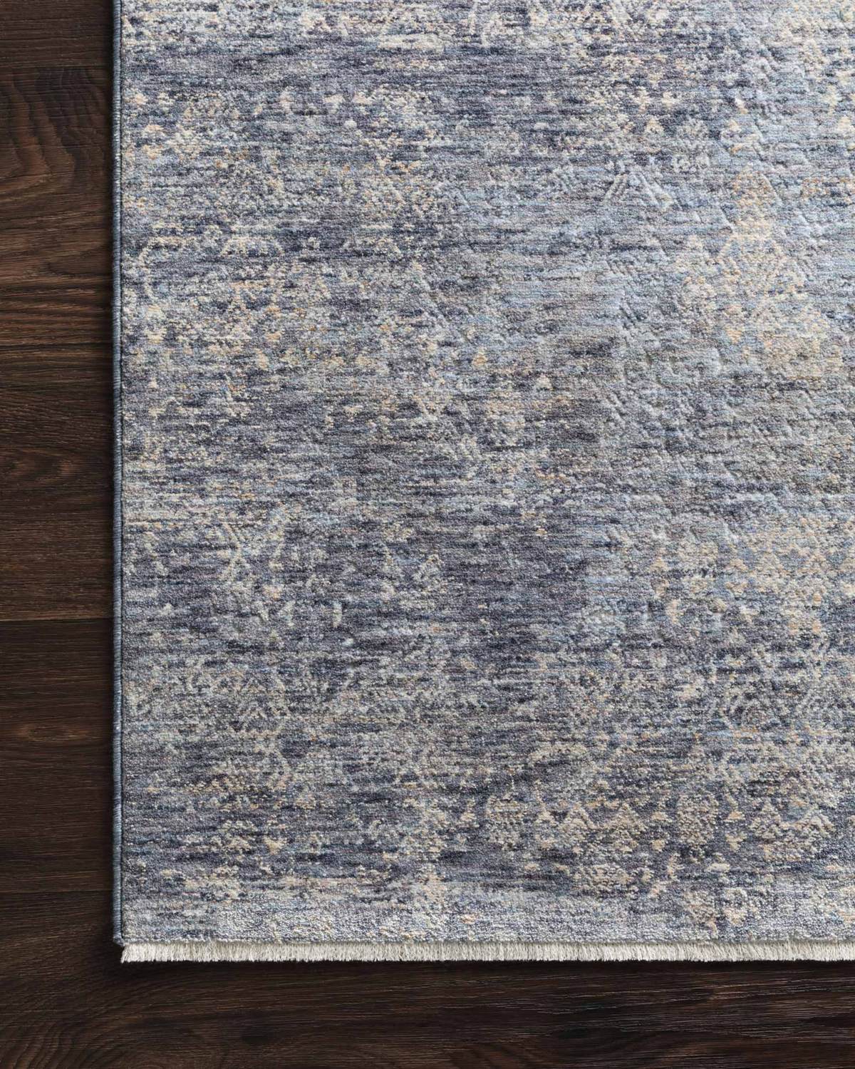 Contemporary Rugs & Transitional Rugs Pandora PAN-03 Medium Blue - Navy Machine Made Rug