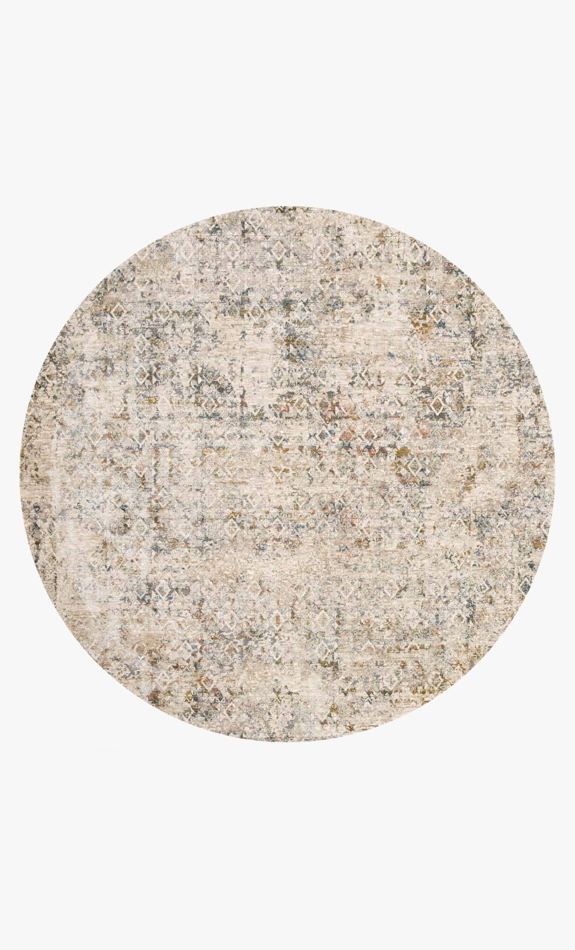 Contemporary Rugs & Transitional Rugs Theia THE-04 Natural Multi & Lt. Grey - Grey Machine Made Rug