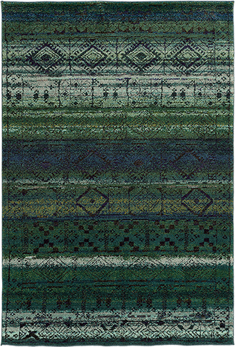 Contemporary Rugs & Transitional Rugs NOMAD 8123G Multi Machine Made Rug