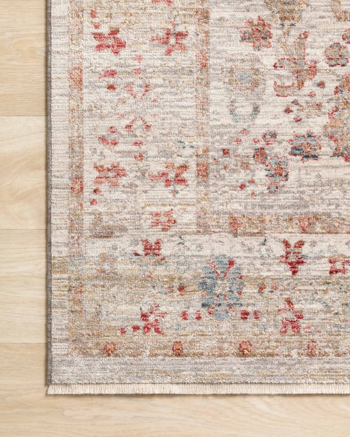 Contemporary Rugs & Transitional Rugs Claire CLE-05 Ivory Ivory - Beige & Multi Machine Made Rug