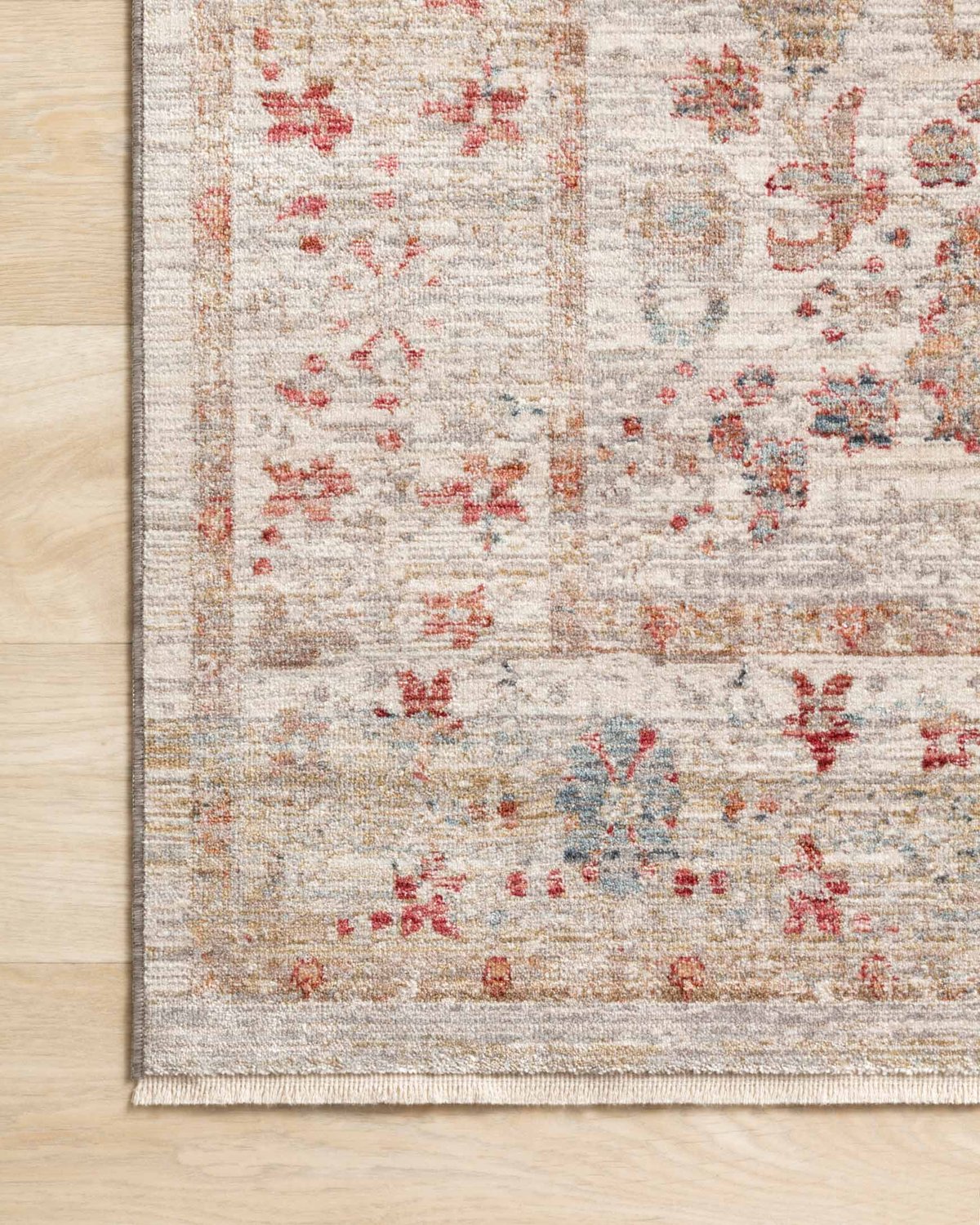 Contemporary & Transitional Rugs Claire CLE-05 Ivory Ivory - Beige & Multi Machine Made Rug