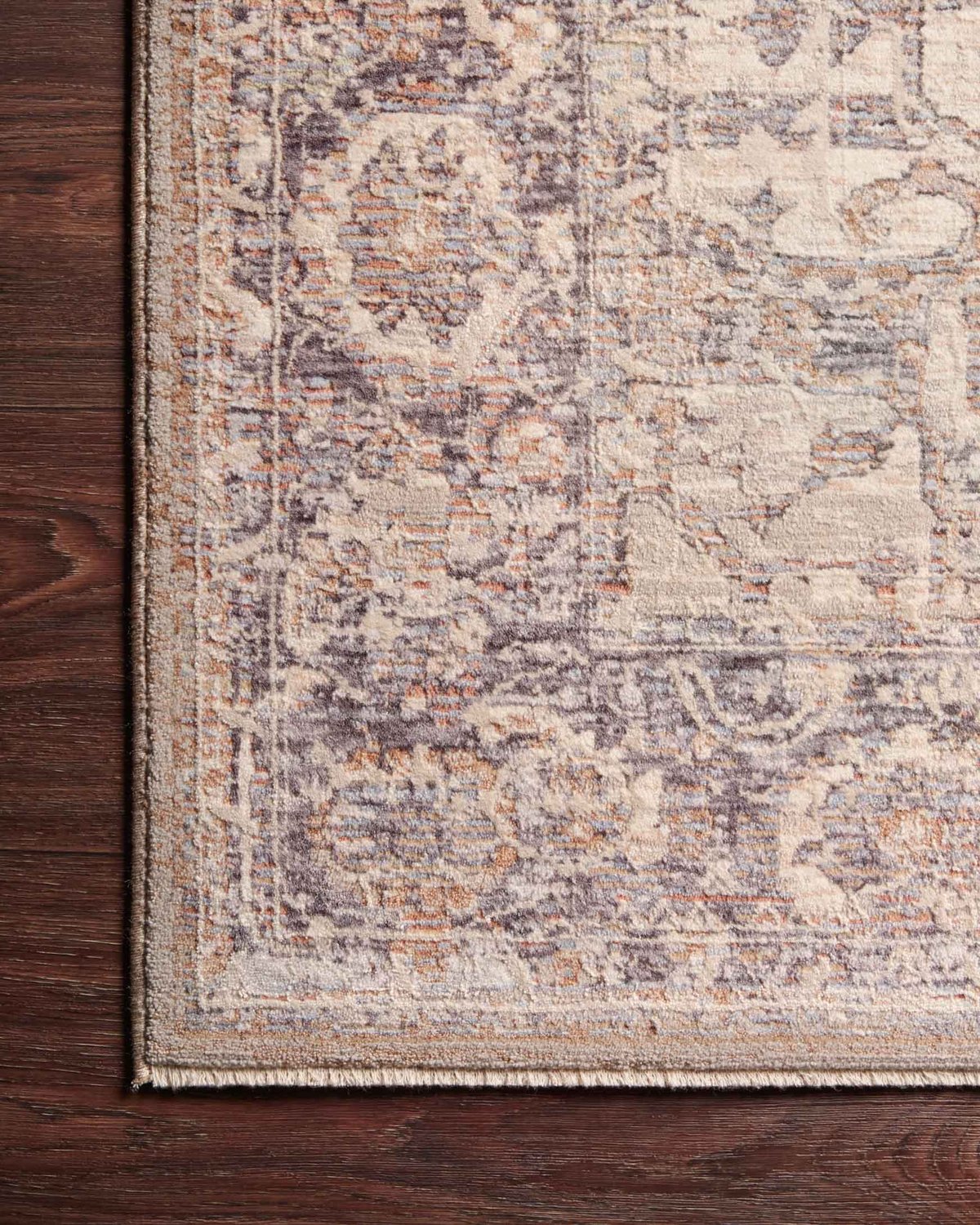 Transitional & Casual Rugs Faye FAY-01 Taupe/Denim Camel - Taupe & Medium Blue - Navy Machine Made Rug