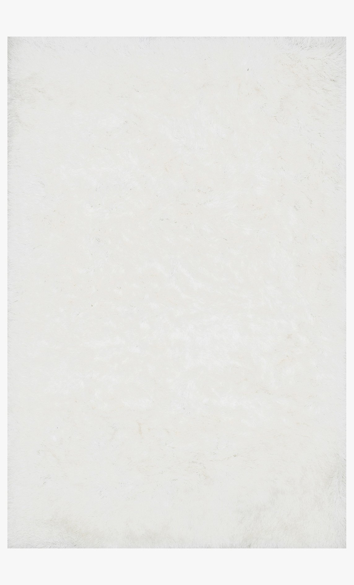 Shag Rugs Orian OR-01 White Ivory - Beige Machine Made Rug