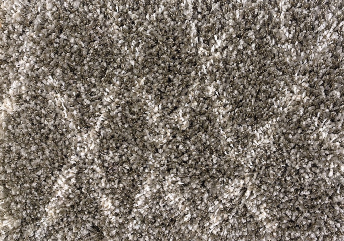 Shag Rugs Shaggy Kasbah Pebble Lt. Grey - Grey & Ivory - Beige Machine Made Rug