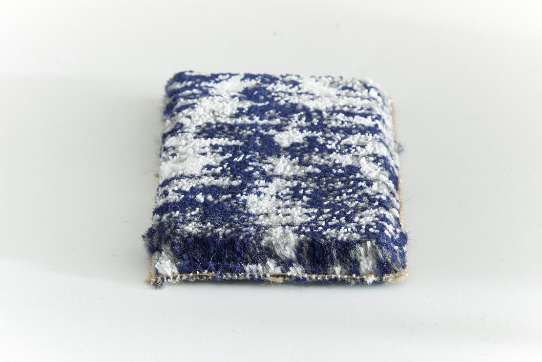 Custom Rugs, Runners & Rounds Dreamscape Marine Medium Blue - Navy & Lt. Grey - Grey Machine Made Rug