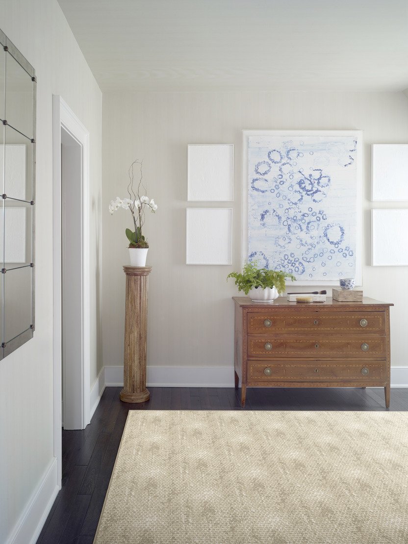 Custom Rugs, Runners & Rounds Nostalgia Almond Ivory - Beige Machine Made Rug