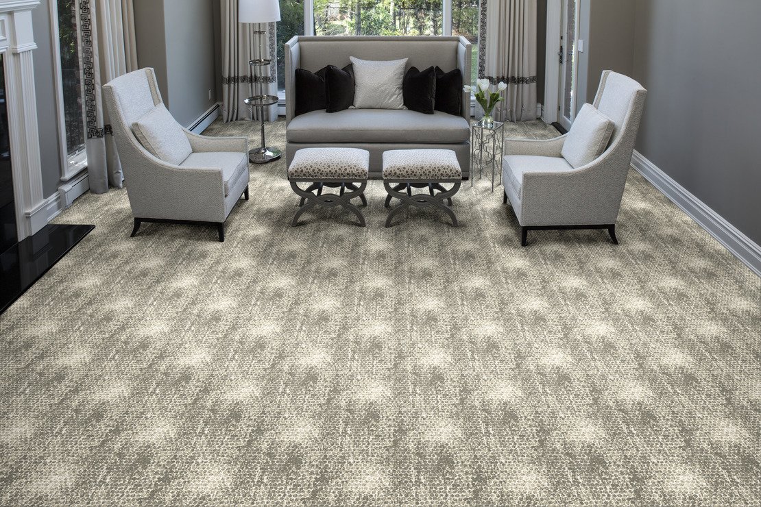 Custom Rugs, Runners & Rounds Nostalgia Buff Ivory - Beige & Camel - Taupe Machine Made Rug