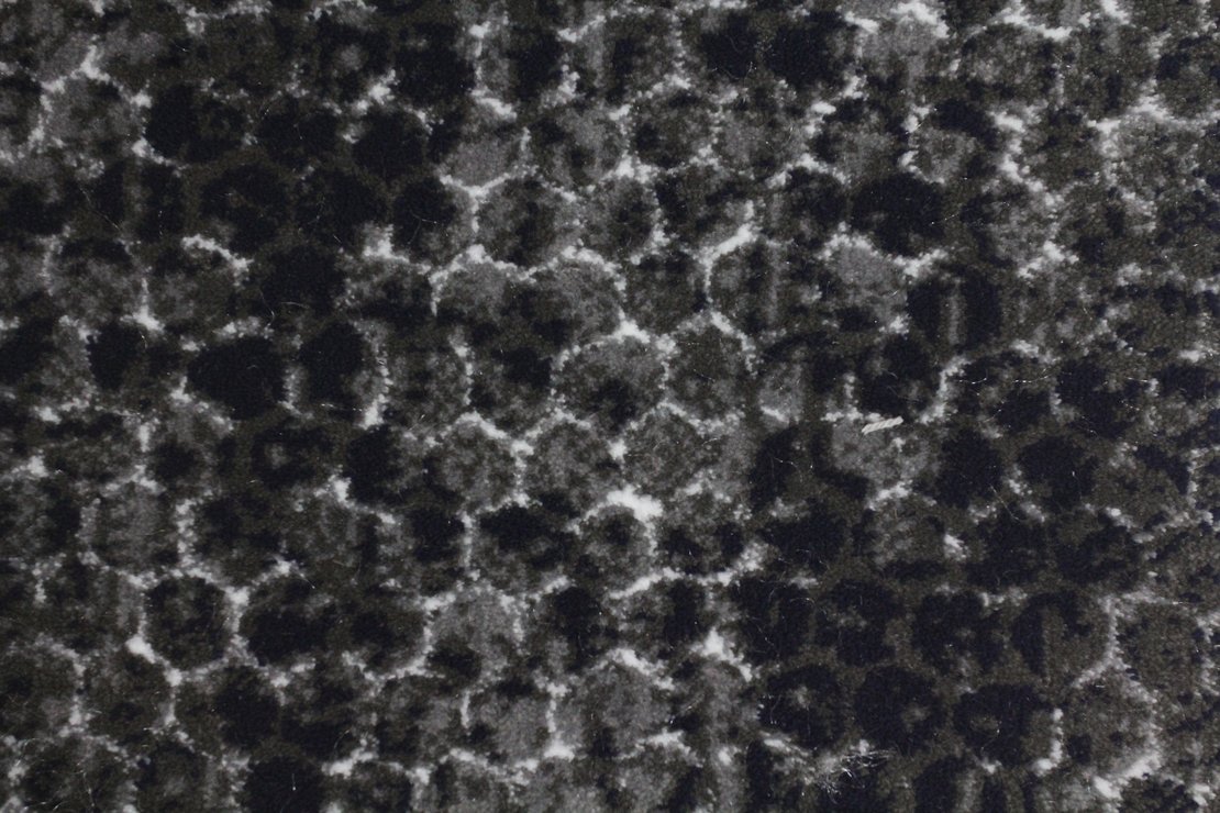 Custom Rugs, Runners & Rounds Nostalgia Tarnished Metal Black - Charcoal & Lt. Grey - Grey Machine Made Rug
